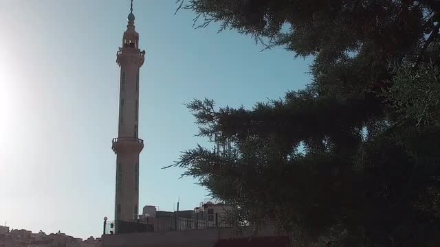 Minaret of the Islamic Mosque.