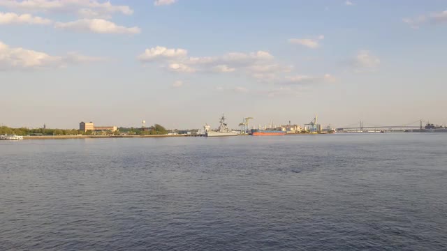 summer time philadelphia city bay panorama 4k pennsylvania usa