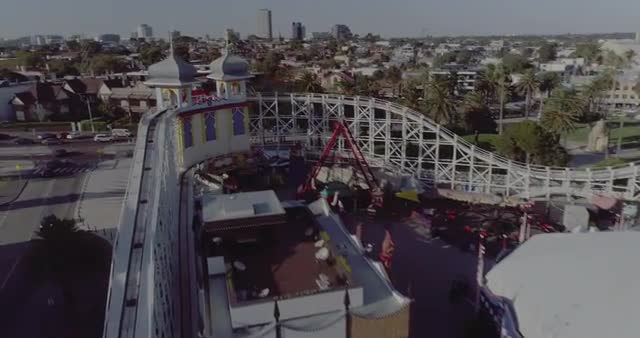 Aerial view Luna Park St Kilda Melbourne 2