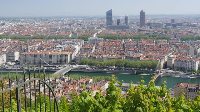 City View Over Lyon, France 1