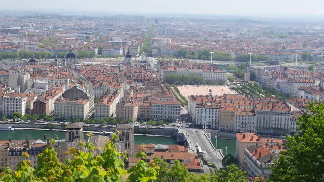 City View Over Lyon, France 2