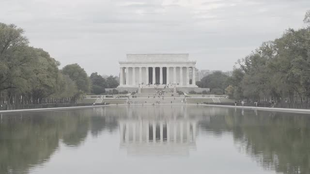 Reflection of Lincoln Memorial
