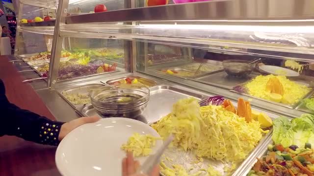Buffet in the Hypermarket