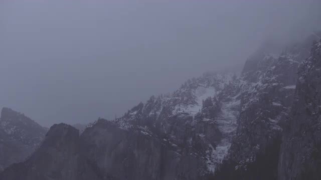 Yosemite Rocks Winter