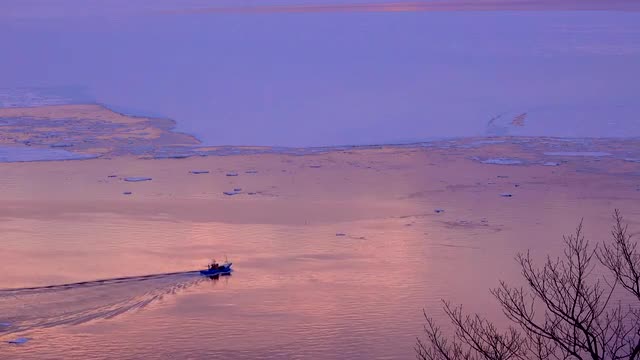 Fishing boat, Hokkaido, Japan