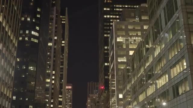 Aerial view of new york city skyline. cityscape metropolis. Shot on Red Epic