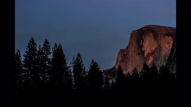 Half Dome Sunset in Yosemite