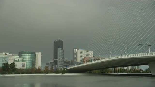 Bridge in Valencia Time lapse