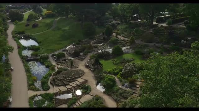 Wisley Gardens, aerial
