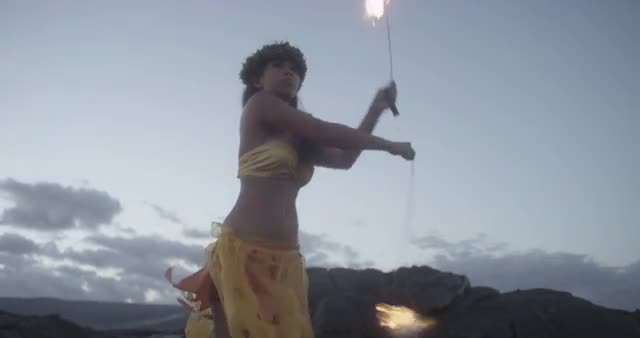 Hawaiian Fire Dancer