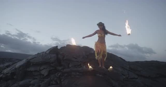Hawaiian Fire Dancer