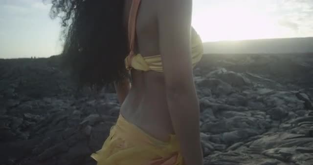 Hawaiian Woman on Hawaian Land