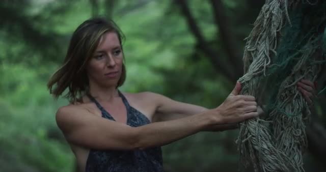 Woman in Hawaiian Jungle
