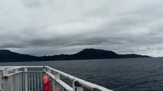 Ferrytrip in a Fjord