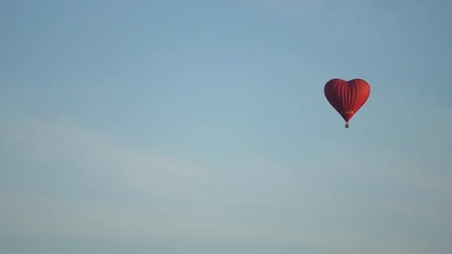 Hot air balloon in the sky.