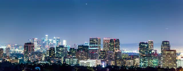 Los Angeles - Stacked Shot Blue Hour
