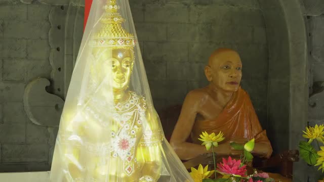 Buda statue in the temple island of Bali