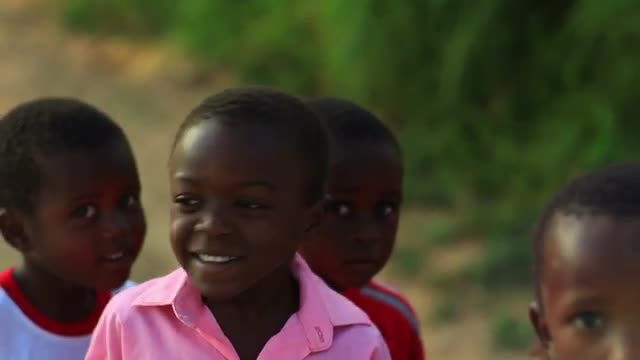 Little Kenyan boys smiling.