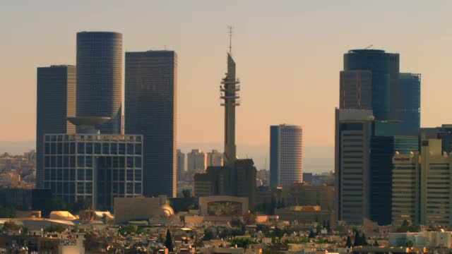 A Tel Aviv cityscape shot in Israel. A Tel Aviv cityscape shot in Israel.