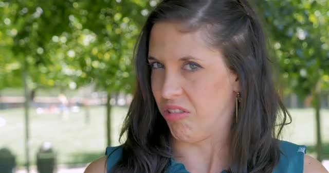 Disgusted unhappy woman in early 30s expressing her dissatisfaction
