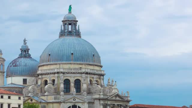 Time-lapse of Santa Maria della Salute from Piazza San Marco. Cropped.