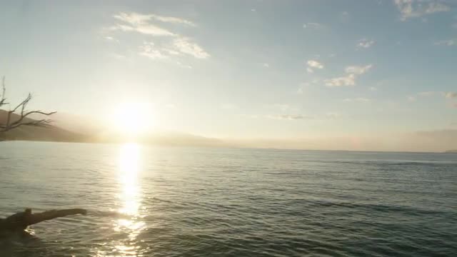 Hawaiian Sunrise over the Ocean