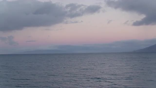 Hawaiian Sunrise at Sea - Drone