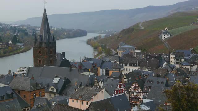Bernkastel-Kues, Moselle River, Rhineland-Palatinate, Germany, Europe
