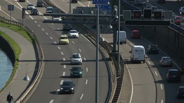 City Highway A620, Saarbrucken, Saarland, Germany, Europe