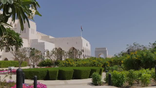View of Muscat Opera House, Muscat, Oman, Middle East, Asia