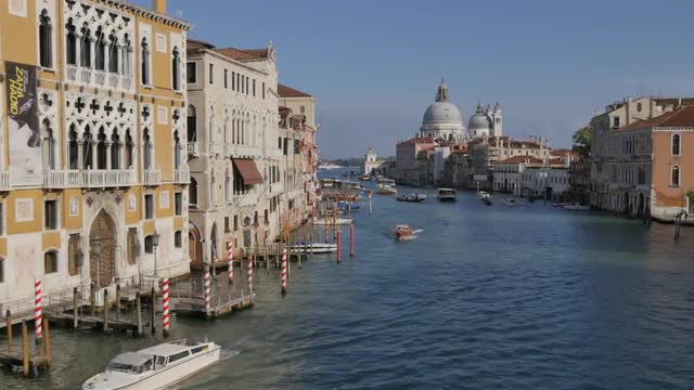 Grand Canal, Venice, Veneto, Italy, Europe 