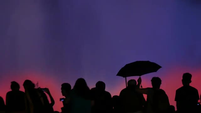 National Art Museum and Illuminated Fountains at night, Barcelona, Catalonia, Spain, Europe