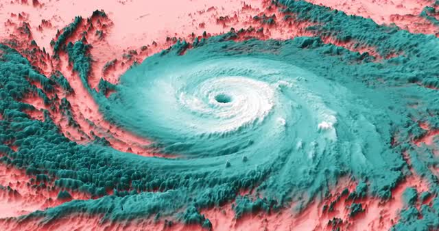 Bomb cyclone animation. (Elements provided by NASA)