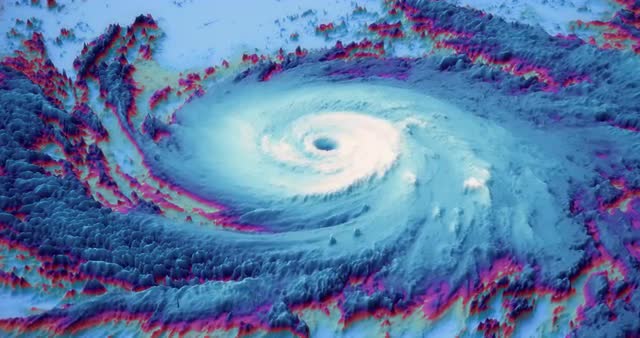 Bomb cyclone animation. (Elements provided by NASA)