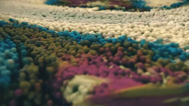 Abstract color swirls. CG animation.