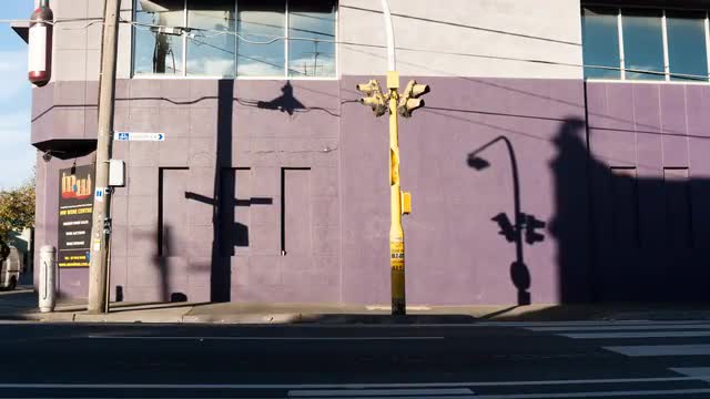 Melbourne Street Shadows 4K Time Lapse