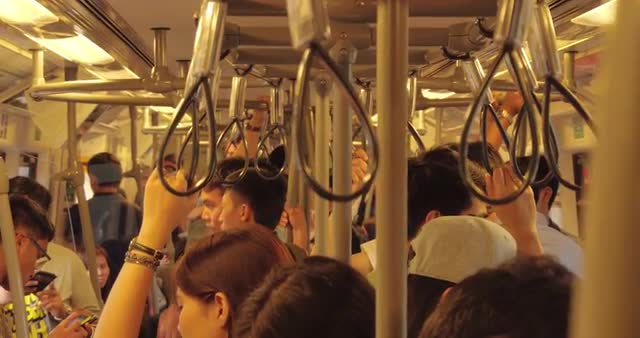 People at train 