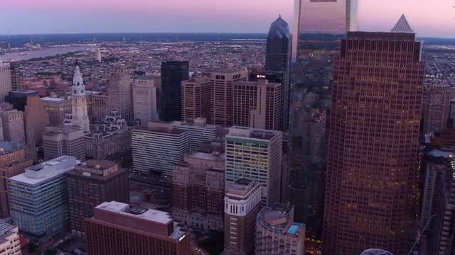 Aerial view of Philadelphia, Pennsylvania