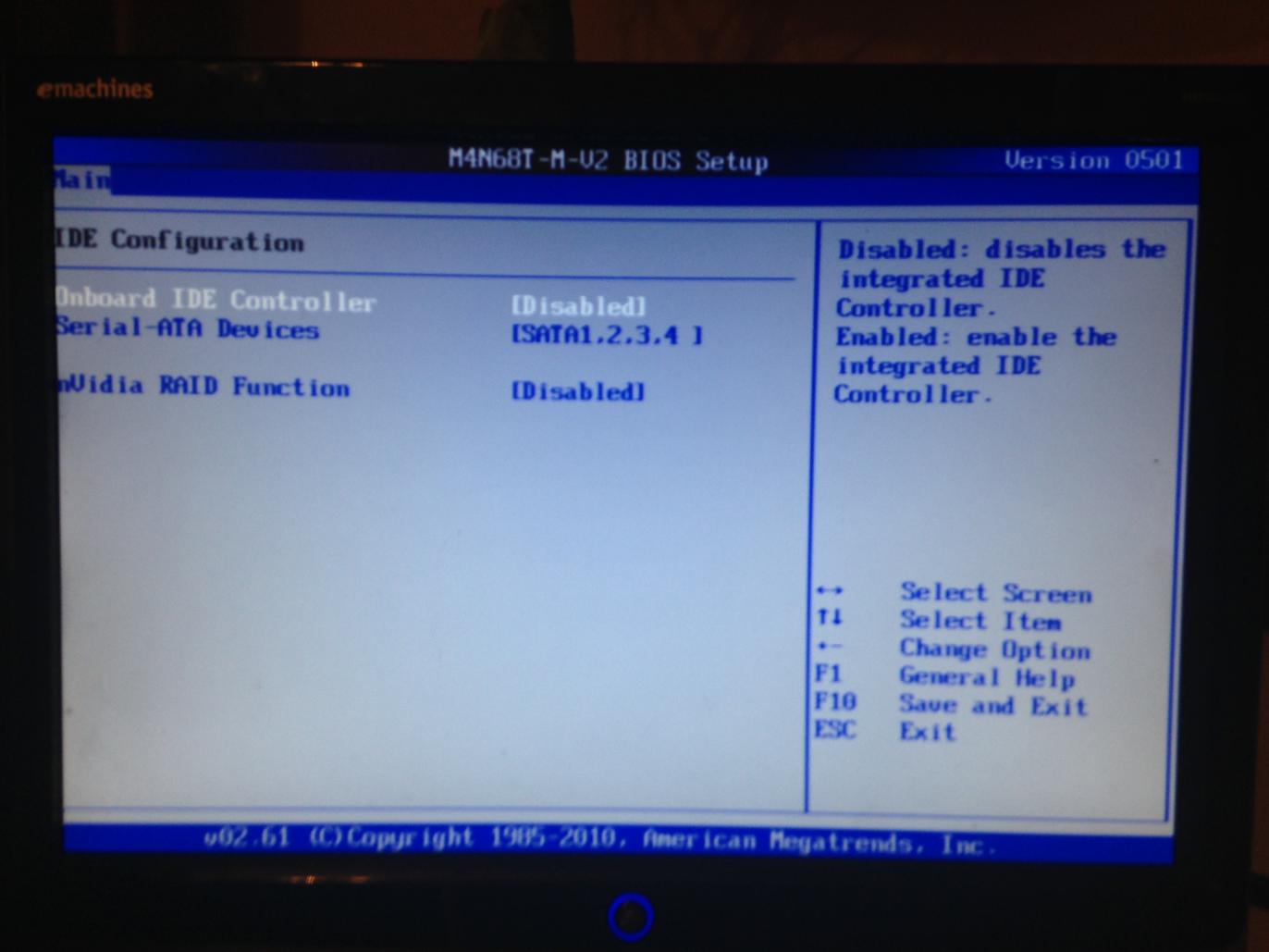 asus m4n68t-m le v2 bios