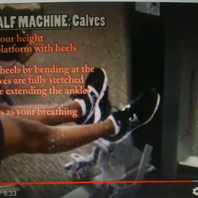 Machine Free Motion Calf Machine Exercise How To Workout Trainer By Skimble