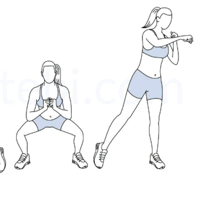 BOXER SQUAT PUNCH by Saeed H. Exercise Howto Skimble