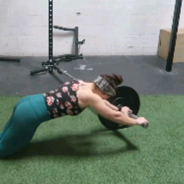 BARBELL AB ROLL OUTS Exercise Howto Skimble