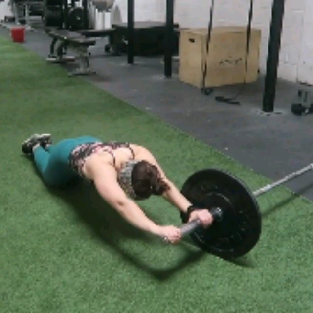 BARBELL AB ROLL OUTS Exercise Howto Skimble