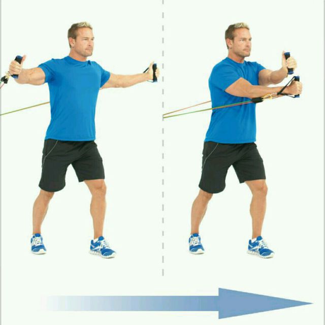 Chest Flies with Band by Ilpesante Alex Exercise Howto Skimble