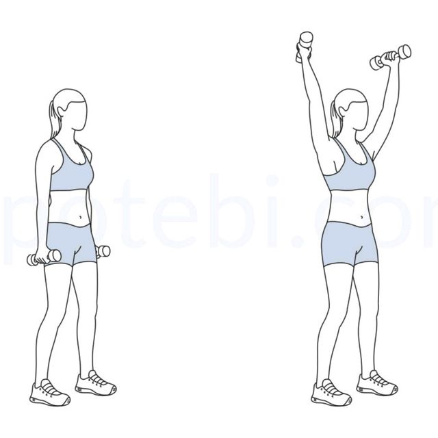 Standing Y Raise by Jenn Lind Exercise Howto Skimble