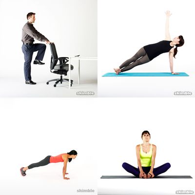 stretching