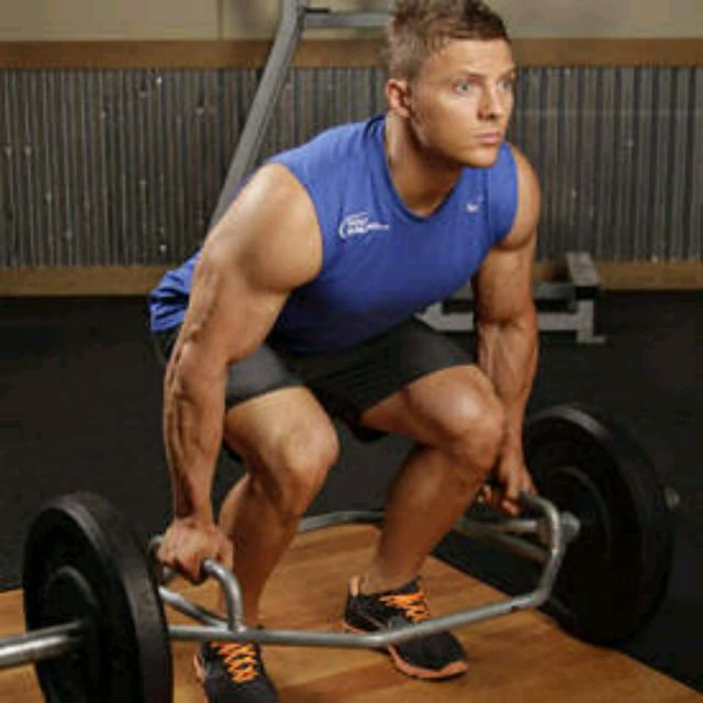 Hex BAR deadlifts Exercise Howto Workout Trainer by Skimble