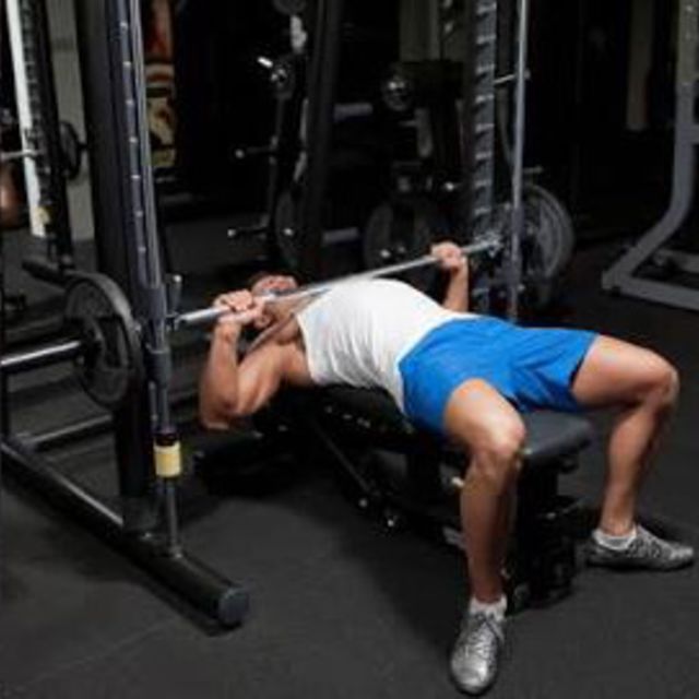 Smith Machine Bench Press by Daniel Arixi Exercise Howto Skimble