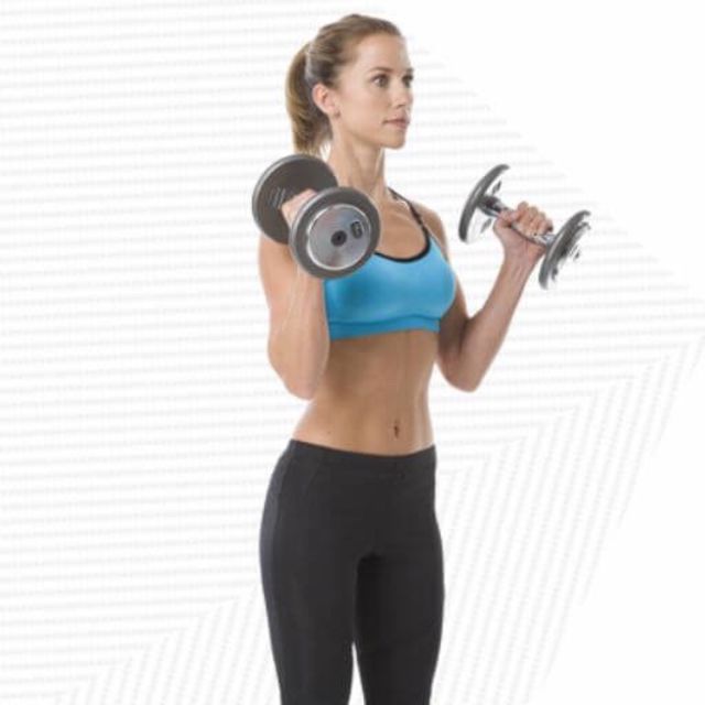Hammer Curl Exercise Howto Workout Trainer by Skimble