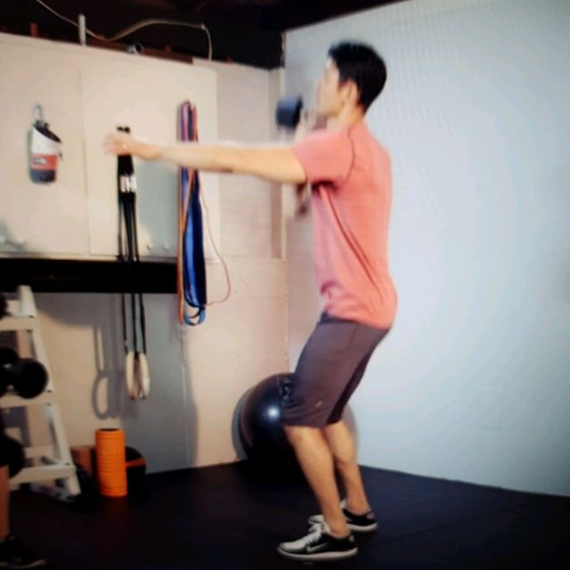 One Arm Push Jerk Exercise Howto Workout Trainer by Skimble